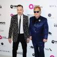 Elton John et David Furnish - People à la soirée Elton John AIDS foundation 2016 à West Hollywood Park à West Hollywood. Le 28 février 2016