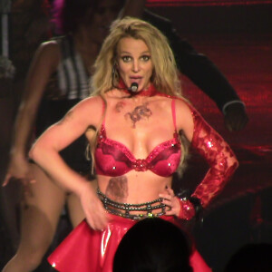 Britney Spears en concert au Planet Hollywood casino de Las Vegas le 24 février 2016.