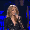 Céline Dion, sur scène pour la première fois depuis la mort de René Angélil, le 23 février 2016 à las Vegas
