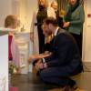 Le prince héritier Haakon et la princesse Mette-Marit de Norvège étaient le 1er mars 2016 en visite à Alna, dans la banlieue d'Oslo, pour l'inauguration d'une nouvelle bibliothèque et d'un nouveau centre d'activités.