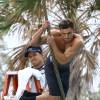 Zac Efron - Tournage de "Baywatch" à Miami le 5 Mars 2016.  Stars are spotted on the set of 'Baywatch' filming in Miami, Florida on March 5, 2016.05/03/2016 - Miami