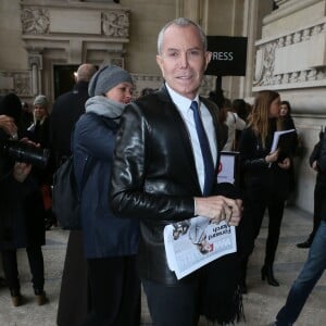 Exclusif - Jean-Claude Jitrois arrive au Grand Palais pour assister au défilé Leonard. Paris, le 7 mars 2016. © CVS-Veeren/Bestimage