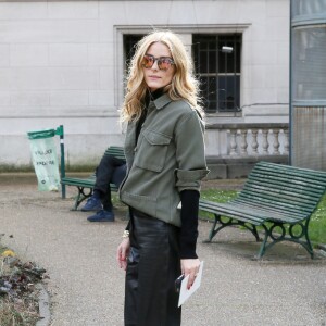 Olivia Palermo arrive au Grand Palais pour assister au Giambattista Valli. Paris, le 7 mars 2016 © CVS / Veeren / Bestimage