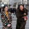 Nathalie Rykiel et sa fille Salomé Burstein Rykiel arrivent aux Beaux-Arts pour assister au défilé Sonia Rykiel. Paris, le 7 mars 2016. © CVS/Veeren/Bestimage