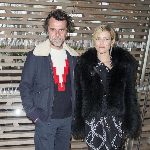 Eric Lartigau et sa femme Marina Foïs  - Défilé Louis Vuitton (collection automne-hiver 2016/2017) à la Fondation Louis Vuitton. Paris, le 9 mars 2016.