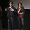 Exclusif - Maïwenn Le Besco et Louis Garrel répondent aux questions du public après la projection du film "Mon Roi" au Walter Reade Theater lors des "Rendez Vous with French Cinema" à New York, le 9 mars 2016.