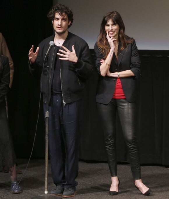 Exclusif - Maïwenn Le Besco et Louis Garrel répondent aux questions du public après la projection du film "Mon Roi" au Walter Reade Theater lors des "Rendez Vous with French Cinema" à New York, le 9 mars 2016.