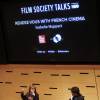 Isabelle Huppert anime un débat lors des Rendez-Vous with French Cinema à New York le 4 mars 2016.