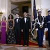 Barack Obama et Michelle Obama, Justin Trudeau et sa femme Sophie Grégoire Trudeau - Dîner d'État, à Washington, le 10 mars 2016
