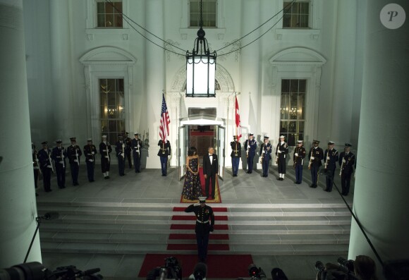 Barack Obama et Michelle Obama - Dîner d'État, à Washington, le 10 mars 2016