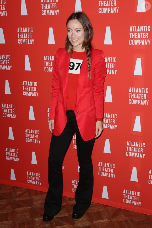 Olivia Wilde à la soirée Atlantic Theater Company Actors' Choice 2016 à l'hôtel The Pierre à New York, le 7 mars 2016