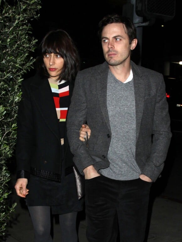 Casey Affleck et sa femme Summer sont allés dîner au restaurant Osteria Mozza pour la Saint-Valentin à Hollywood. Le 14 février 2013