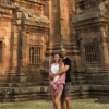 Rachel Legrain-Trapani et son mari le footballeur Aurélien Capoue en amoureux en Thaïlande. Février-mars 2016.