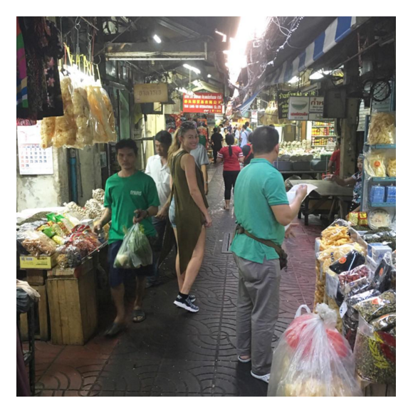 Rachel Legrain-Trapani et son mari le footballeur Aurélien Capoue en voyage en amoureux en Thaïlande. Février-mars 2016.