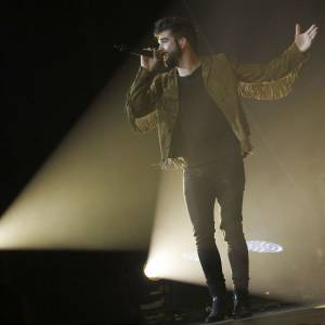 Exclusif - Kendji Girac en concert au Zénith de Rouen, dans le cadre de sa tournée Ensemble. Le 11 mars 2016. © Alain Guizard / Bestimage