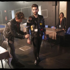 Exclusif - Kendji Girac lors du Coup d' envoi d' Ensemble, sa nouvelle tournée, au Zénith d' Orléans, le 5 mars 2016. © Alain Guizard / Bestimage