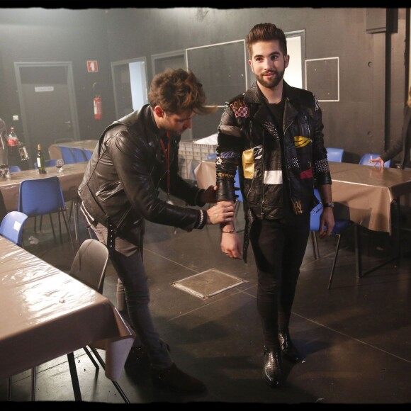 Exclusif - Kendji Girac lors du Coup d' envoi d' Ensemble, sa nouvelle tournée, au Zénith d' Orléans, le 5 mars 2016. © Alain Guizard / Bestimage