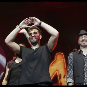 Exclusif - Kendji Girac lors du Coup d' envoi d' Ensemble, sa nouvelle tournée, au Zénith d' Orléans, le 5 mars 2016. © Alain Guizard / Bestimage