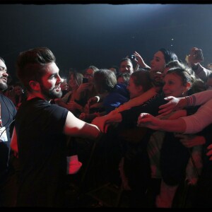 Exclusif - Kendji Girac lors du Coup d' envoi d' Ensemble, sa nouvelle tournée, au Zénith d' Orléans, le 5 mars 2016. © Alain Guizard / Bestimage