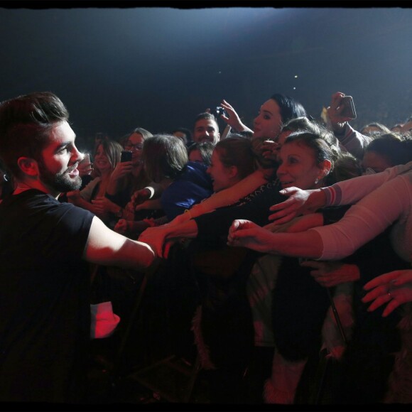 Exclusif - Kendji Girac lors du Coup d' envoi d' Ensemble, sa nouvelle tournée, au Zénith d' Orléans, le 5 mars 2016. © Alain Guizard / Bestimage