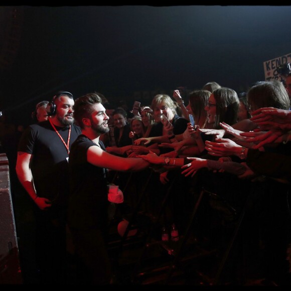 Exclusif - Kendji Girac lors du Coup d' envoi d' Ensemble, sa nouvelle tournée, au Zénith d' Orléans, le 5 mars 2016. © Alain Guizard / Bestimage