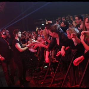 Exclusif - Kendji Girac lors du Coup d' envoi d' Ensemble, sa nouvelle tournée, au Zénith d' Orléans, le 5 mars 2016. © Alain Guizard / Bestimage