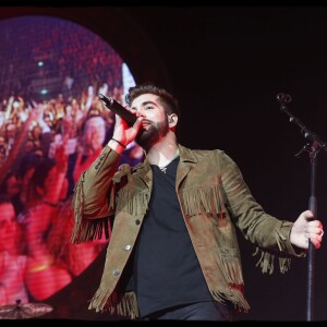 Exclusif - Kendji Girac lors du Coup d' envoi d' Ensemble, sa nouvelle tournée, au Zénith d' Orléans, le 5 mars 2016. © Alain Guizard / Bestimage