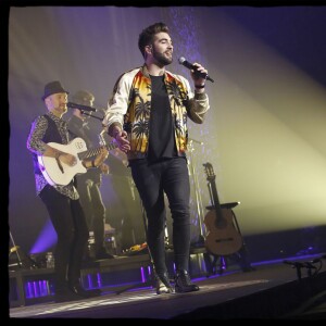 Exclusif - Kendji Girac lors du Coup d' envoi d' Ensemble, sa nouvelle tournée, au Zénith d' Orléans, le 5 mars 2016. © Alain Guizard / Bestimage