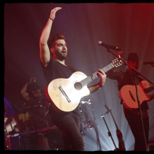 Exclusif - Kendji Girac lors du Coup d' envoi d' Ensemble, sa nouvelle tournée, au Zénith d' Orléans, le 5 mars 2016. © Alain Guizard / Bestimage