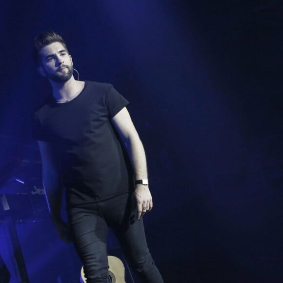 Exclusif - Kendji Girac lors du Coup d' envoi d' Ensemble, sa nouvelle tournée, au Zénith d' Orléans, le 5 mars 2016. © Alain Guizard / Bestimage