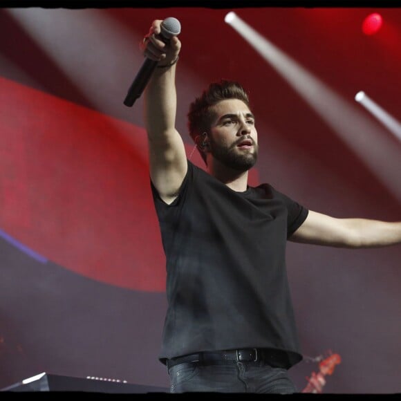 Exclusif - Kendji Girac lors du Coup d' envoi d' Ensemble, sa nouvelle tournée, au Zénith d' Orléans, le 5 mars 2016. © Alain Guizard / Bestimage