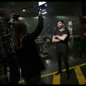 Exclusif - Kendji Girac lors du Filage du concert à la veille du coup d' envoi d' Ensemble, la nouvelle tournée de Kendji, au Zénith d' Orléans, le 4 mars 2016. © Alain Guizard / Bestimage