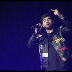 Exclusif - Kendji Girac lors du Filage du concert à la veille du coup d' envoi d' Ensemble, la nouvelle tournée de Kendji, au Zénith d' Orléans, le 4 mars 2016. © Alain Guizard / Bestimage