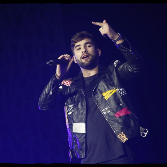 Exclusif - Kendji Girac lors du Filage du concert à la veille du coup d' envoi d' Ensemble, la nouvelle tournée de Kendji, au Zénith d' Orléans, le 4 mars 2016. © Alain Guizard / Bestimage