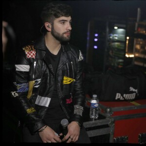 Exclusif - Kendji Girac backstage lors du filage du concert à la veille du coup d' envoi d' Ensemble, la nouvelle tournée de Kendji, au Zénith d' Orléans, le 4 mars 2016. © Alain Guizard / Bestimage-