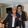 Enrico Macias et son fils Jean-Claude Ghrenassia, le 07/09/2012 - PARIS