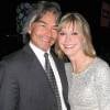 Olivia Newton-Johnet son compagnon Patrick McDermott lors du dîner de gala Penfolds Black Tie au Century Plaza Hotel de Los Angeles, le 15 janvier 2015