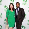 Fran Drescher et son mari Shiva Ayyadurai à la 12ème soirée annuelle pre-oscars "Global Green" à Los Angeles, le 19 février 2015.