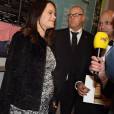 La princesse Sofia de Suède, enceinte de huit mois, lors d'une soirée de bienfaisance au profit de son association Project Playground le 18 mars 2016 à Göteborg.