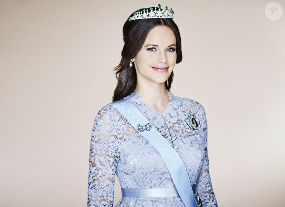 La princesse Sofia de Suède, portrait officiel par Anna-Lena Ahlström, diffusé le 16 mars 2016 © Anna-Lena Ahlström / Cour royale de Suède / Bestimage.