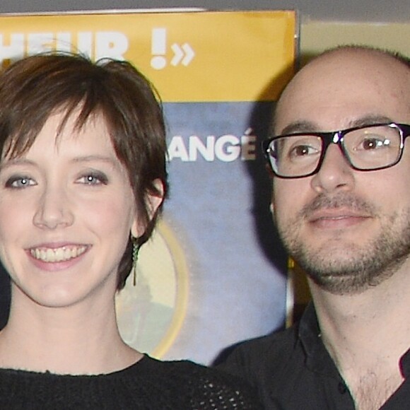 Sara Giraudeau enceinte et Kyan Khojandi - Avant-première du film "Rosalie Blum" au cinéma UGC Ciné Cité des Halles à Paris, le 22 mars 2016. © Coadic Guirec/Bestimage