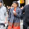 Kylie Jenner quitte le défilé Boss pendant la fashion week de New York le 18 février 2016