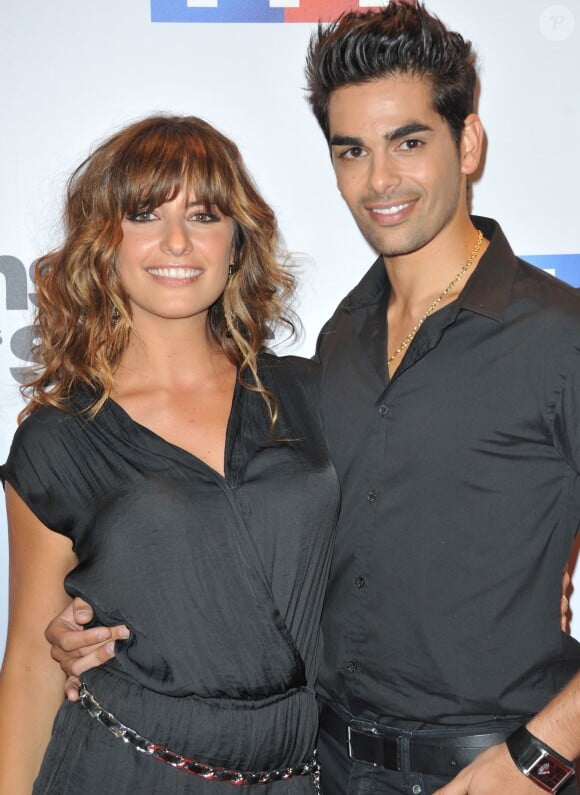 Laetitia Milot et Christophe Licata - Casting de la saison 4 de "Danse avec les stars" à Paris le 10 septembre 2013.