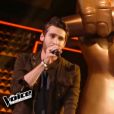 Battle entre Sam et Lukas K. Abdul dans The Voice 5, sur TF1, samedi 26 mars 2016
