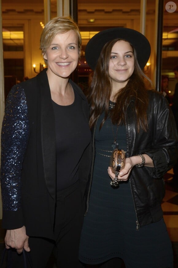 Céline Géraud et sa fille - Gala d'Enfance Majuscule donné au profit de l'enfance maltraitée à la Salle Gaveau à Paris, le 24 mars 2016. © Guirec Coadic/Bestimage