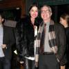 Exclusif - Janice Dickinson et son fiance Dr. Robert Gerner sont alles diner a West Hollywood, le 23 fevrier 2013