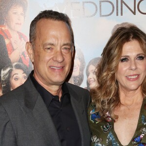 Tom Hanks et sa femme Rita Wilson à la première du film 'My Big Fat Greek Wedding 2' au théâtre AMC Loews Lincoln Square 13 à New York, le 15 mars 2016 © Elizabeth Pantaleo/Bestimage