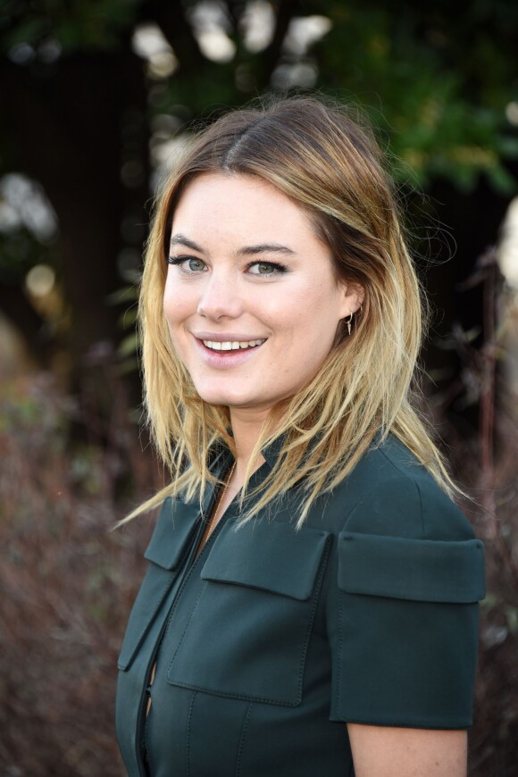 Camille Rowe à Paris, le 25 janvier 2016.