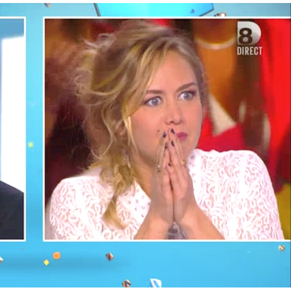 Philippe Lellouche propose à Enora Malagré et Camille Combal de jouer dans une pièce de théâtre à la rentrée. Emission "Touche pas à mon poste" sur D8, le 28 mars 2016.