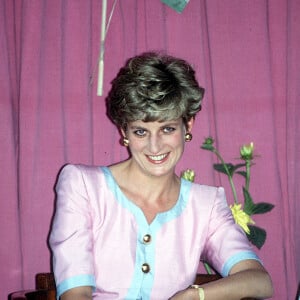 La princesse Diana (Lady Di) lors de sa visite à Jaipur pendant sa visite officielle en Inde avec le prince Charles, le 13 février 1992.